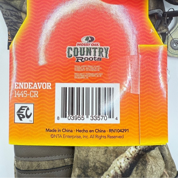 Mossy Oak Endeavor Heavy Weight Hunting Gloves  Graphene Technology Warm Durable - Picture 6 of 9